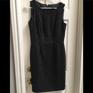 Tahari black sparkle dress size 6